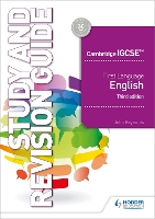 Book Cover for Cambridge IGCSE First Language English Study and Revision Guide 3rd edition by John Reynolds