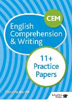 Book Cover for CEM 11+ English Comprehension & Writing Practice Papers by Victoria Burrill