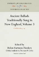 Book Cover for Ancient Ballads Traditionally Sung in New England, Volume 3 by Tristram P Coffin, Bruno Nettl