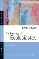 Book Cover for The Message of Ecclesiastes by Derek Kidner