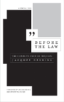 Book Cover for Before the Law by Jacques Derrida