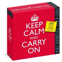 Book Cover for Keep Calm and Carry On Page-A-Day Calendar 2024 by Workman Calendars