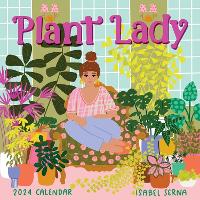 Book Cover for Plant Lady Wall Calendar 2024 by Isabel Serna, Workman Calendars