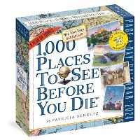 Book Cover for 1,000 Places to See Before You Die Page-A-Day Calendar 2024 by Patricia Schultz, Workman Calendars