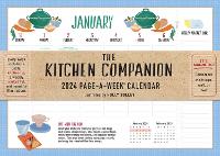 Book Cover for Kitchen Companion Page-A-Week Calendar 2024 by Workman Calendars