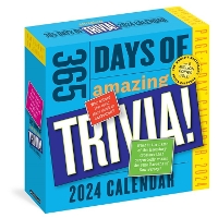 Book Cover for 365 Days of Amazing Trivia! Page-A-Day Calendar 2024 by Workman Calendars