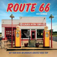 Book Cover for Route 66 Wall Calendar 2024 by Workman Calendars
