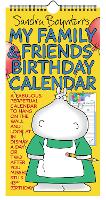 Book Cover for Sandra Boynton's My Family & Friends Birthday Perpetual Calendar by Sandra Boynton