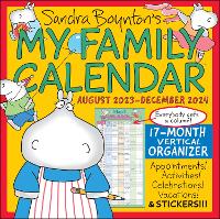 Book Cover for Sandra Boynton's My Family Calendar 17-Month 2023-2024 Family Wall Calendar by Sandra Boynton