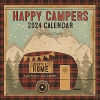 Book Cover for Happy Campers 2024 Wall Calendar by Mr Dan DiPaolo