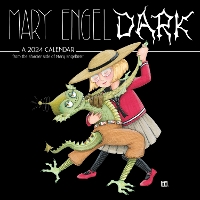 Book Cover for Mary EngelDark 2024 Wall Calendar by Mary Engelbreit