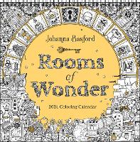 Book Cover for Johanna Basford 2024 Coloring Wall Calendar by Johanna Basford