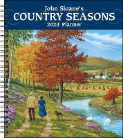 Book Cover for John Sloane's Country Seasons 12-Month 2024 Monthly/Weekly Planner Calendar by John Sloane