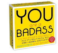 Book Cover for You Are a Badass 2024 Day-to-Day Calendar by Jen Sincero