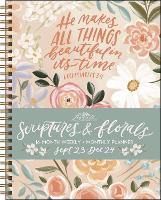 Book Cover for Scriptures and Florals 16-Month 2023-2024 Weekly/Monthly Planner Calendar by Allison Loveall