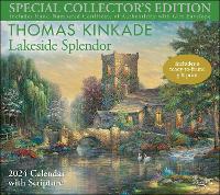 Book Cover for Thomas Kinkade Special Collector's Edition with Scripture 2024 Deluxe Wall Calendar with Print by Thomas Kinkade