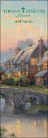 Book Cover for Thomas Kinkade Studios 2024 Slim Wall Calendar by Thomas Kinkade