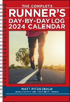 Book Cover for The Complete Runner's Day-by-Day Log 2024 12-Month Planner Calendar by Matt Fitzgerald