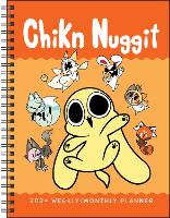 Book Cover for Chikn Nuggit 12-Month 2024 Weekly/Monthly Planner Calendar by Kyra Kupetsky