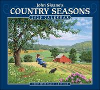 Book Cover for John Sloane's Country Seasons 2025 Deluxe Wall Calendar by John Sloane