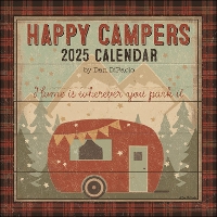 Book Cover for Happy Campers 2025 Wall Calendar by Mr Dan DiPaolo