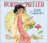 Book Cover for Mary Engelbreit's Words That Matter 2025 Deluxe Wall Calendar by Mary Engelbreit