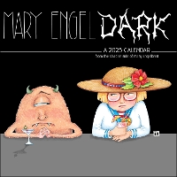 Book Cover for Mary EngelDark 2025 Wall Calendar by Mary Engelbreit