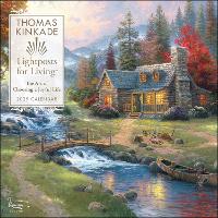 Book Cover for Thomas Kinkade Lightposts for Living 2025 Wall Calendar by Thomas Kinkade