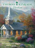 Book Cover for Thomas Kinkade Studios 12-Month 2025 Monthly/Weekly Engagement Calendar with Scripture by Thomas Kinkade