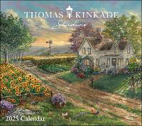 Book Cover for Thomas Kinkade Studios 2025 Deluxe Wall Calendar by Thomas Kinkade