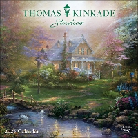 Book Cover for Thomas Kinkade Studios 2025 Mini Wall Calendar by Thomas Kinkade