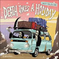 Book Cover for Death Takes a Holiday 2025 Wall Calendar by Mr Made Suwarnata