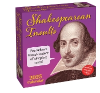 Book Cover for Shakespearean Insults 2025 Day-to-Day Calendar by Andrews McMeel Publishing