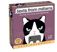 Book Cover for Texts from Mittens the Cat 2025 Day-to-Day Calendar by Angie Bailey