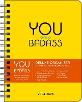 Book Cover for You Are a Badass Deluxe Organizer 17-Month 2024-2025 Weekly/Monthly Planner Calendar by Jen Sincero