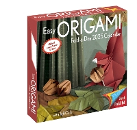 Book Cover for Easy Origami 2025 Fold-A-Day Calendar by Jeff Cole