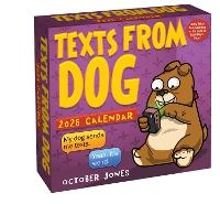 Book Cover for Texts from Dog 2025 Day-to-Day Calendar by October Jones