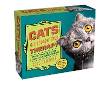 Book Cover for Cats Are Cheaper Than Therapy 2025 Day-to-Day Calendar by Andrews McMeel Publishing