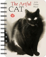 Book Cover for The Artful Cat 2025 Weekly Planner Calendar by Endre Penovác