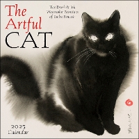 Book Cover for The Artful Cat 2025 Wall Calendar by Endre Penovác