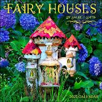 Book Cover for Fairy Houses 2025 Wall Calendar by Sally J Smith