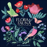 Book Cover for Flora & Fauna by Malin Gyllensvaan 2025 Wall Calendar by Malin Gyllensvaan