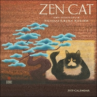 Book Cover for Zen Cat 2025 Wall Calendar by KirstenHonshin Nicholas