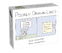 Book Cover for Poorly Drawn Lines 2025 Day-to-Day Calendar by Reza Farazmand