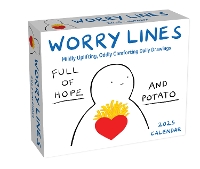 Book Cover for A Worry Lines 2025 Day-to-Day Calendar by Worry Lines