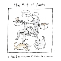 Book Cover for The Art of Pants 2025 Wall Calendar by Josh Mecouch