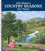 Book Cover for John Sloane's Country Seasons 12-Month 2025 Monthly/Weekly Planner Calendar by John Sloane