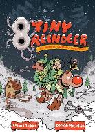 Book Cover for 8 Tiny Reindeer by Robert Tinkler