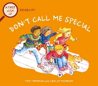 Book Cover for Don't Call Me Special by Pat Thomas
