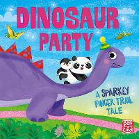 Book Cover for Finger Trail Tales: Dinosaur Party by Pat-a-Cake